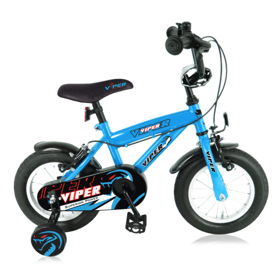 Kinderfiets Viper 12 inch Blauw Kinderfiets Viper 12 inch Blauw